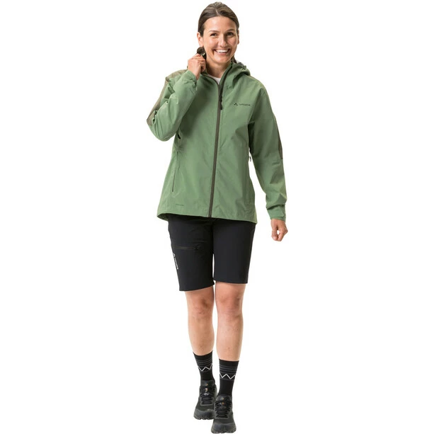 VAUDE Moab II Regenjacke Damen Grün 5 VAUDE Moab II Regenjacke Damen Grün – Bild 5