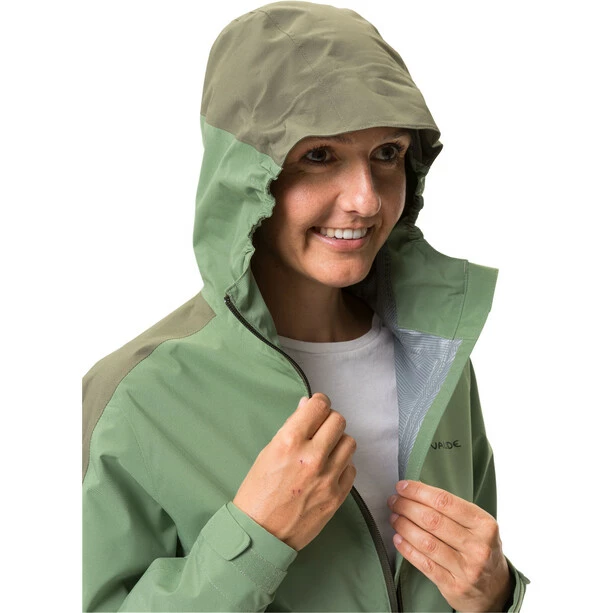 VAUDE Moab II Regenjacke Damen Grün 6 VAUDE Moab II Regenjacke Damen Grün – Bild 6