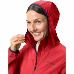 VAUDE Moab IV Jacke Damen Rot -Günstiges Fahrradjacken Geschäft vaude moab iv jacket women flame 6