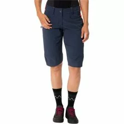 VAUDE Moab IV Shorts Damen Blau -Günstiges Fahrradjacken Geschäft vaude moab iv shorts women dark sea 3