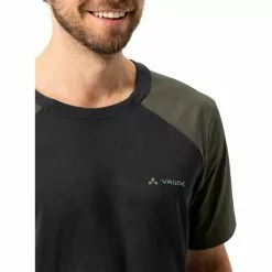 VAUDE Moab Pro Kurzarm Shirt Herren Oliv -Günstiges Fahrradjacken Geschäft vaude moab pro ss shirt men black 6