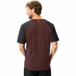 VAUDE Moab Pro Kurzarm Shirt Herren Rot/schwarz -Günstiges Fahrradjacken Geschäft vaude moab pro ss shirt men dark oak 4