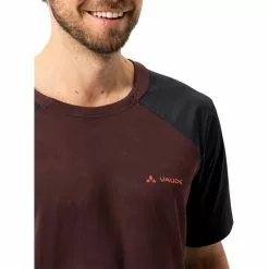 VAUDE Moab Pro Kurzarm Shirt Herren Rot/schwarz -Günstiges Fahrradjacken Geschäft vaude moab pro ss shirt men dark oak 6