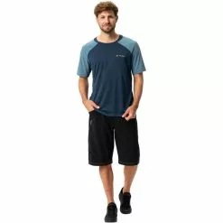 VAUDE Moab Pro Kurzarm Shirt Herren Blau -Günstiges Fahrradjacken Geschäft vaude moab pro ss shirt men dark sea 5