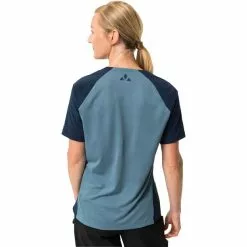 VAUDE Moab Pro Kurzarm Shirt Damen Blau -Günstiges Fahrradjacken Geschäft vaude moab pro ss shirt women blue gray 4