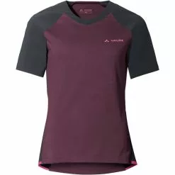 VAUDE Moab Pro Kurzarm Shirt Damen Lila/schwarz