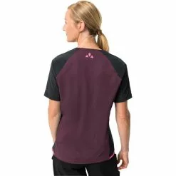 VAUDE Moab Pro Kurzarm Shirt Damen Lila/schwarz -Günstiges Fahrradjacken Geschäft vaude moab pro ss shirt women cassis 4
