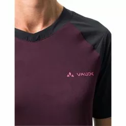 VAUDE Moab Pro Kurzarm Shirt Damen Lila/schwarz -Günstiges Fahrradjacken Geschäft vaude moab pro ss shirt women cassis 6
