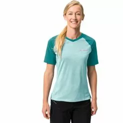 VAUDE Moab Pro Kurzarm Shirt Damen Grün -Günstiges Fahrradjacken Geschäft vaude moab pro ss shirt women glacier 3