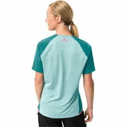 VAUDE Moab Pro Kurzarm Shirt Damen Grün -Günstiges Fahrradjacken Geschäft vaude moab pro ss shirt women glacier 4