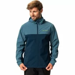 VAUDE Moab Regenjacke Herren Blau 8 VAUDE Moab Regenjacke Herren Blau -Günstiges Fahrradjacken Geschäft vaude moab rain jacket men dark sea uni 3