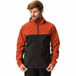 VAUDE Moab Regenjacke Herren Rot -Günstiges Fahrradjacken Geschäft vaude moab rain jacket men glowing red 3