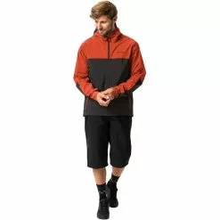 VAUDE Moab Regenjacke Herren Rot -Günstiges Fahrradjacken Geschäft vaude moab rain jacket men glowing red 5