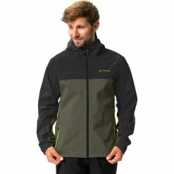 VAUDE Moab Regenjacke Herren Oliv 8 VAUDE Moab Regenjacke Herren Oliv -Günstiges Fahrradjacken Geschäft vaude moab rain jacket men khaki 3