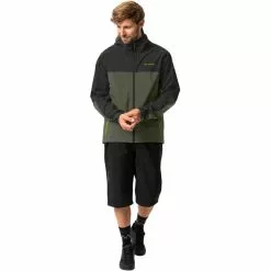 VAUDE Moab Regenjacke Herren Oliv 10 VAUDE Moab Regenjacke Herren Oliv -Günstiges Fahrradjacken Geschäft vaude moab rain jacket men khaki 5