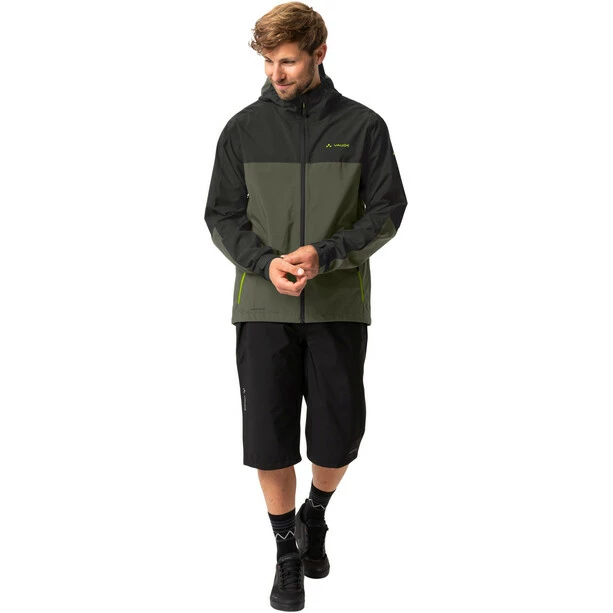 VAUDE Moab Regenjacke Herren Oliv 5 VAUDE Moab Regenjacke Herren Oliv – Bild 5