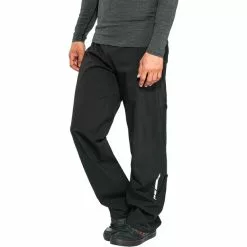 VAUDE Moab Regenhose Herren Schwarz
