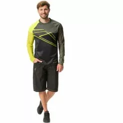 VAUDE Moab VI Langarm T-Shirt Herren Gelb/grün -Günstiges Fahrradjacken Geschäft vaude moab vi ls t shirt men khaki 5