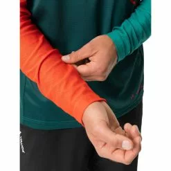 VAUDE Moab VI Langarm T-Shirt Herren Grün/orange -Günstiges Fahrradjacken Geschäft vaude moab vi ls t shirt men mallard green 6