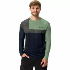 VAUDE Moab VI Langarm T-Shirt Herren Blau/grün -Günstiges Fahrradjacken Geschäft vaude moab vi ls t shirt men willow green 3