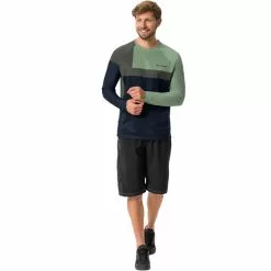 VAUDE Moab VI Langarm T-Shirt Herren Blau/grün -Günstiges Fahrradjacken Geschäft vaude moab vi ls t shirt men willow green 5