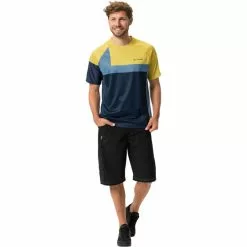 VAUDE Moab VI T-Shirt Herren Blau/gelb -Günstiges Fahrradjacken Geschäft vaude moab vi t shirt men dandelion 5