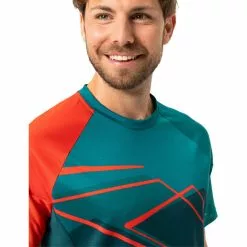 VAUDE Moab VI T-Shirt Herren Petrol -Günstiges Fahrradjacken Geschäft vaude moab vi t shirt men mallard green 6