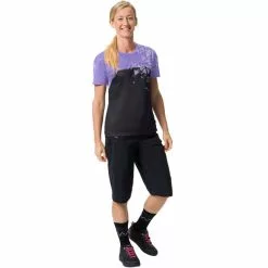 VAUDE Moab VI T-Shirt Damen Schwarz/lila -Günstiges Fahrradjacken Geschäft vaude moab vi t shirt women limonium 5