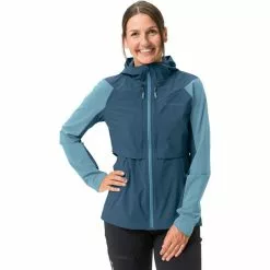 VAUDE Moab Zip-Off Jacke Damen Blau -Günstiges Fahrradjacken Geschäft vaude moab zip off jacket women dark sea uni 3