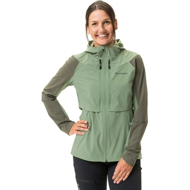 VAUDE Moab Zip-Off Jacke Damen Grün 3 VAUDE Moab Zip-Off Jacke Damen Grün – Bild 3