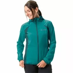 VAUDE Qimsa Air Jacke Damen Petrol -Günstiges Fahrradjacken Geschäft vaude qimsa air jacket women wave 3