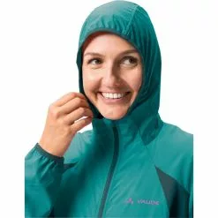 VAUDE Qimsa Air Jacke Damen Petrol -Günstiges Fahrradjacken Geschäft vaude qimsa air jacket women wave 6