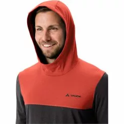 VAUDE Qimsa Hoodie Herren Rot -Günstiges Fahrradjacken Geschäft vaude qimsa hoody men glowing red 5