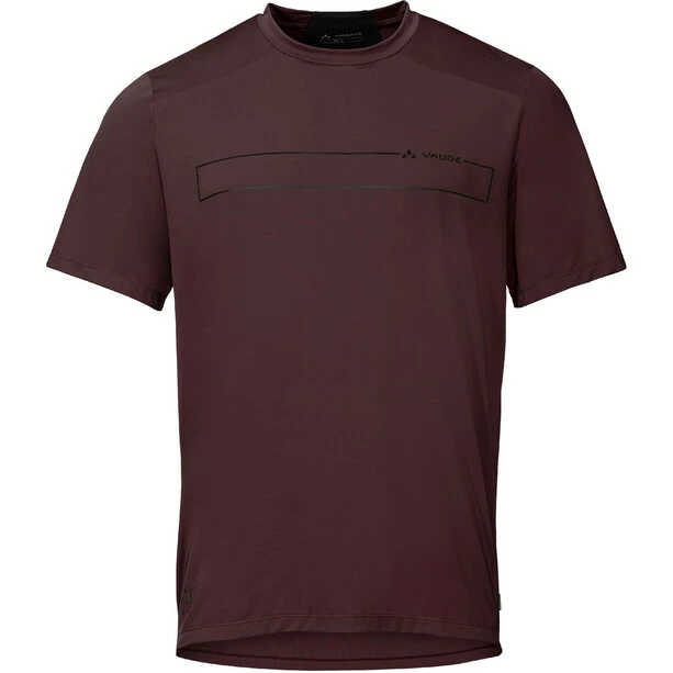 VAUDE Qimsa Logo Kurzarm Shirt Herren Rot 1 VAUDE Qimsa Logo Kurzarm Shirt Herren Rot