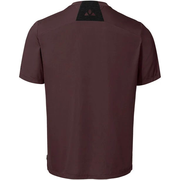 VAUDE Qimsa Logo Kurzarm Shirt Herren Rot 2 VAUDE Qimsa Logo Kurzarm Shirt Herren Rot – Bild 2