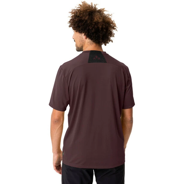 VAUDE Qimsa Logo Kurzarm Shirt Herren Rot 4 VAUDE Qimsa Logo Kurzarm Shirt Herren Rot – Bild 4