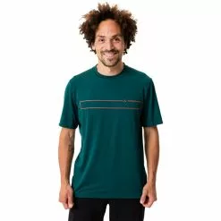 VAUDE Qimsa Logo Kurzarm Shirt Herren Petrol 8 VAUDE Qimsa Logo Kurzarm Shirt Herren Petrol -Günstiges Fahrradjacken Geschäft vaude qimsa logo ss shirt men mallard green 3