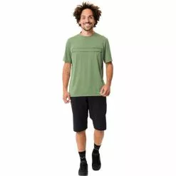 VAUDE Qimsa Logo Kurzarm Shirt Herren Grün -Günstiges Fahrradjacken Geschäft vaude qimsa logo ss shirt men willow green 5