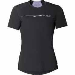 VAUDE Qimsa Logo Kurzarm Shirt Damen Schwarz