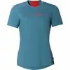 VAUDE Qimsa Logo Kurzarm Shirt Damen Blau