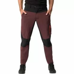 VAUDE Qimsa Hose Herren Rot -Günstiges Fahrradjacken Geschäft vaude qimsa pants men dark oak 3