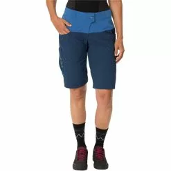VAUDE Qimsa Shorts Damen Blau -Günstiges Fahrradjacken Geschäft vaude qimsa shorts women dark sea 3