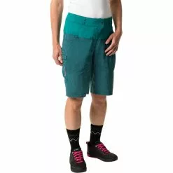 VAUDE Qimsa Shorts Damen Petrol -Günstiges Fahrradjacken Geschäft vaude qimsa shorts women mallard green 3