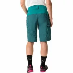 VAUDE Qimsa Shorts Damen Petrol -Günstiges Fahrradjacken Geschäft vaude qimsa shorts women mallard green 4