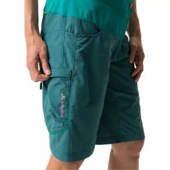 VAUDE Qimsa Shorts Damen Petrol -Günstiges Fahrradjacken Geschäft vaude qimsa shorts women mallard green 6