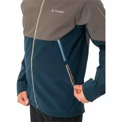 VAUDE Qimsa Softshell Jacke Herren Beige/petrol 6 VAUDE Qimsa Softshell Jacke Herren Beige/petrol -Günstiges Fahrradjacken Geschäft vaude qimsa softshell jacket men coconut dark sea 3