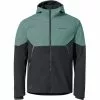 VAUDE Qimsa Softshell Jacke Herren Schwarz/petrol