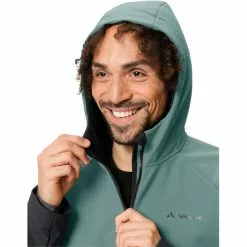 VAUDE Qimsa Softshell Jacke Herren Schwarz/petrol -Günstiges Fahrradjacken Geschäft vaude qimsa softshell jacket men dusty moss 5