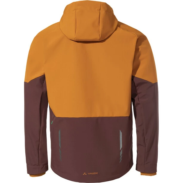 VAUDE Qimsa Softshell Jacke Herren Braun/orange 2 VAUDE Qimsa Softshell Jacke Herren Braun/orange – Bild 2