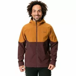 VAUDE Qimsa Softshell Jacke Herren Braun/orange 8 VAUDE Qimsa Softshell Jacke Herren Braun/orange -Günstiges Fahrradjacken Geschäft vaude qimsa softshell jacket men silt brown 3